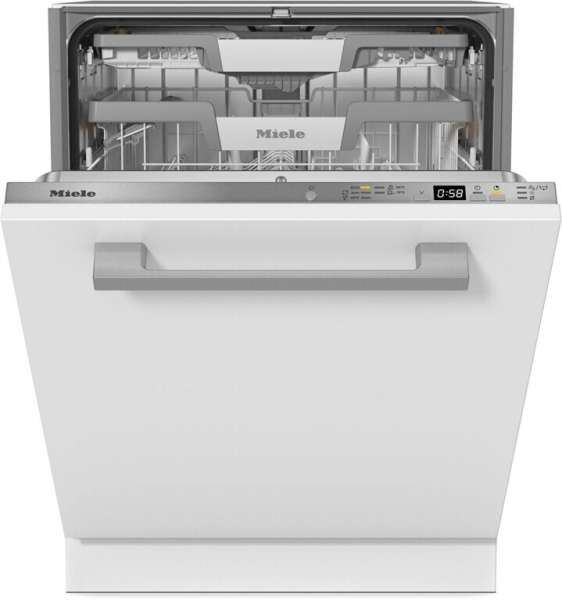 Miele G 5863 SCVi Active Plus E Vollintegrierter Geschirrspüler A I 43 dB I Besteckschublade I ExtraComfort Körbe I QuickPowerWash I AutoOpen